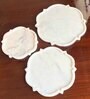 White Marble Set of 3 Platters