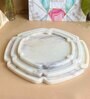 White Marble Set of 3 Platters