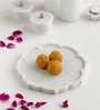 White Pooja Marble Marble Tray