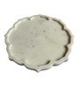 White Pooja Marble Marble Tray