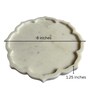 White Pooja Marble Marble Tray