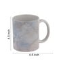 Marble Shade Text Printed Ceramic Coffee Mug 320ml