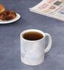 Marble Shade Text Printed Ceramic Coffee Mug 320ml