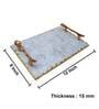 Marble Spoon & Fork Seving Tray