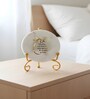 Marble Startng Of Mool Mantra Showpiece Wih Metal Stand