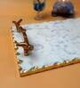 Marble Stem Serving Tray