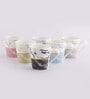 Marble Textured 150ml Multicolour Ceramic (Set of 6) Tea Cup