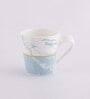 Marble Textured 150ml Multicolour Ceramic (Set of 6) Tea Cup