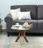 Tripod Glass Coffee Table In Glossy Finish