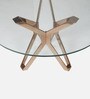 Tripod Glass Coffee Table In Glossy Finish