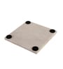 Marble Trivet Platter Brass Inlay