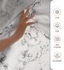 Marble White Printed 400 TC Cotton Super King Sized Bedsheet with 2 Pillow Covers