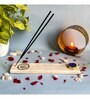 Marble with Blue Agate Guru Ji Incense Stick Holder