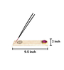 Marble with Pink Agate Gayatri Mantra Incense Stick Holder