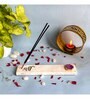 Marble with Pink Agate Ik Onkar Ik Onkar Incense Stick Holder