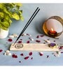 Marble with Purple Agate Guru Ji Incense Stick Holder
