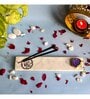 Marble with Purple Agate Guru Ji Incense Stick Holder