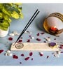 Marble with Purple Agate Guru Ji Incense Stick Holder