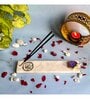 Marble with Purple Agate Guru Ji Incense Stick Holder