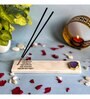Marble with Purple Agate Namokar Mantra Incense Stick Holder