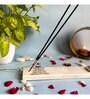 Marble with Purple Agate Namokar Mantra Incense Stick Holder