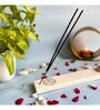 Marble with Rose Quartz Gayatri Mantra Incense Stick Holder