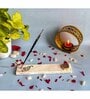 Marble with Rose Quartz IK Onkar Incense Stick Holder