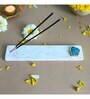 Marble with Turquoise Agate Incense Stick Holder
