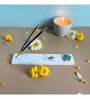 Marble with Turquoise Agate Incense Stick Holder