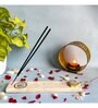Marble with White Agate Guru Ji Incense Stick Holder