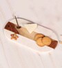 Abstract White Marble Cheese Board