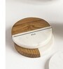 White D cor Marble Tea Coasters (Set of 4)