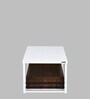 Marcel Coffee Table In White & Wenge Finish