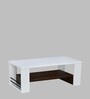 Marcel Coffee Table In White & Wenge Finish