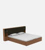 Marcel King Size Bed in Brown Finish With Hydraulic Storage