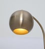 Marcelo Brass Metal Shade Club Floor Lamp With Metal Base