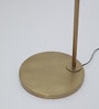 Marcelo Brass Metal Shade Club Floor Lamp With Metal Base