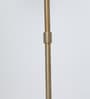 Marcelo Brass Metal Shade Club Floor Lamp With Metal Base