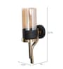 Bow Metal Wallchieres (Brass Finish)