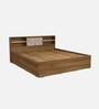Marcus King Size Bed in Dark Wenge Finish with Box Storage