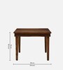 Marden Sheesham Wood 4 Seater Dining Set In Provincial Teak Finish