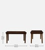 Marden Sheesham Wood 6 Seater Dining Set in Scratch Resistant Provincial Teak Finish