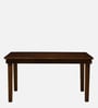Marden Sheesham Wood 6 Seater Dining Set in Scratch Resistant Provincial Teak Finish