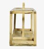 Mareita Table Top Wine Rack Rack with Glass Holder & Handle in Natural Finish