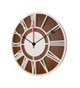 Maria Engineered Wood White Wall Clock