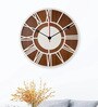 Maria Engineered Wood White Wall Clock