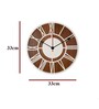Maria Engineered Wood White Wall Clock