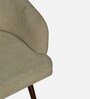 Mariager Acacia Wood Dining Chair with Revolving In Suede Fabric