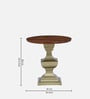 Mariano Metal End Table In Golden Colour