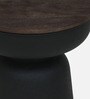 Mariano Metallic End Table In Off Black Finish
